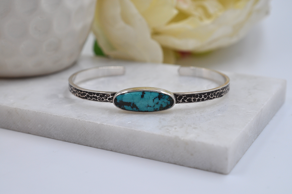 Turquoise Surfboard Cuff Bracelet