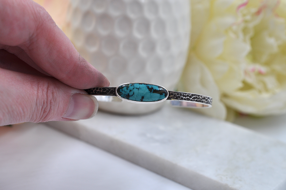 Turquoise Surfboard Cuff Bracelet