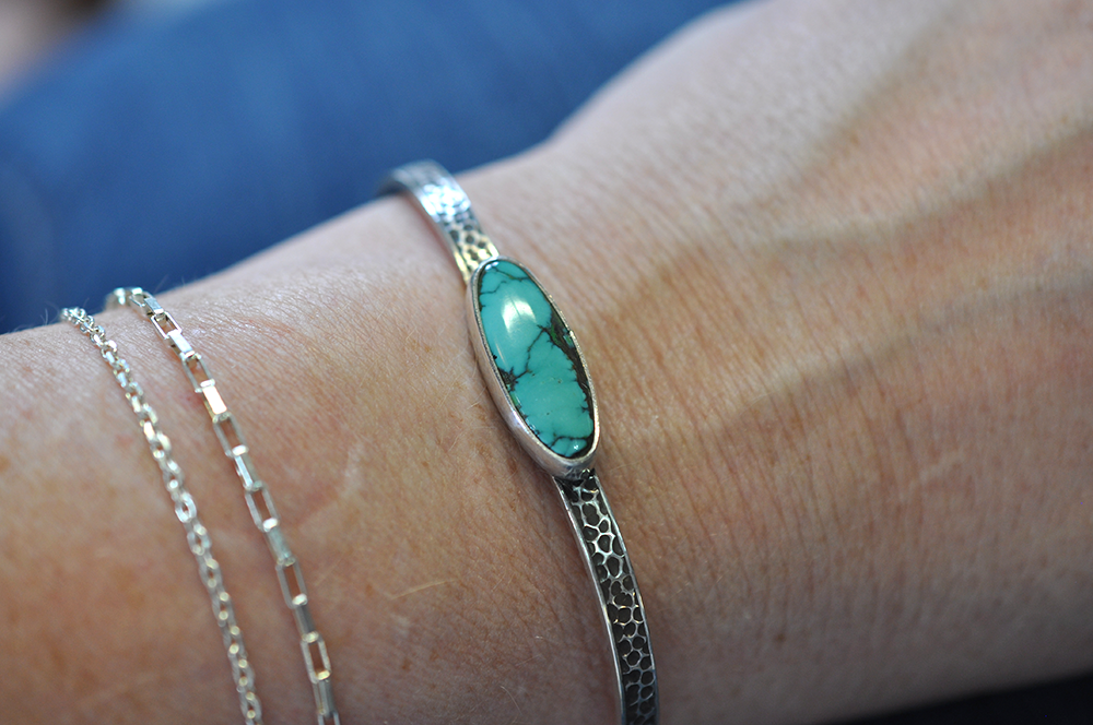 Turquoise Surfboard Cuff Bracelet