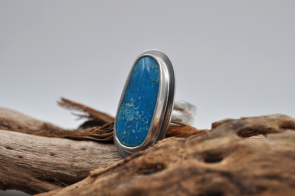 Turquoise Mountain Turquoise Ring • US Size 8