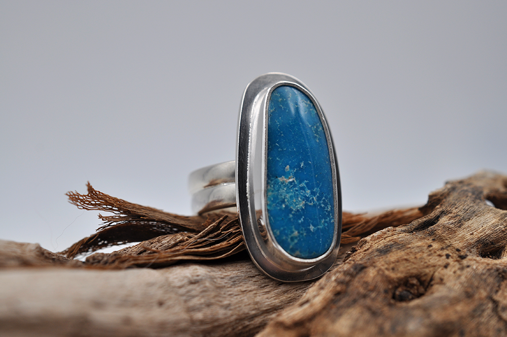 Turquoise Mountain Turquoise Ring • US Size 8