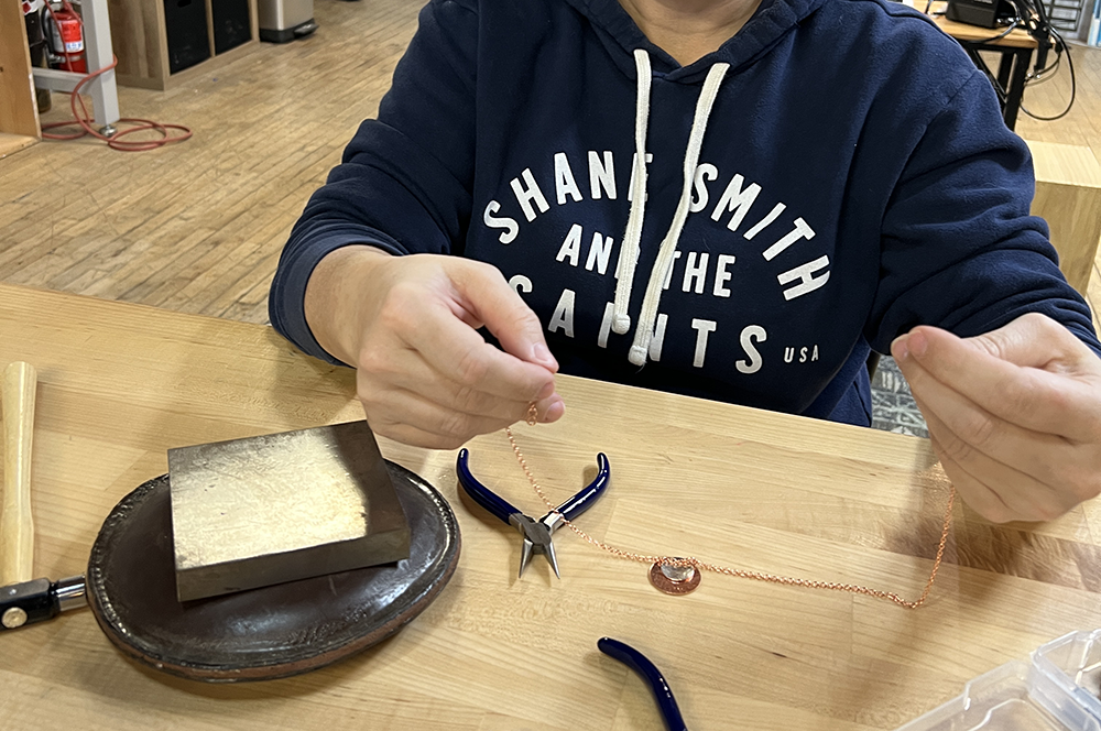 SUNDAY, September 8th • Copper and Sterling Silver Necklace Workshop