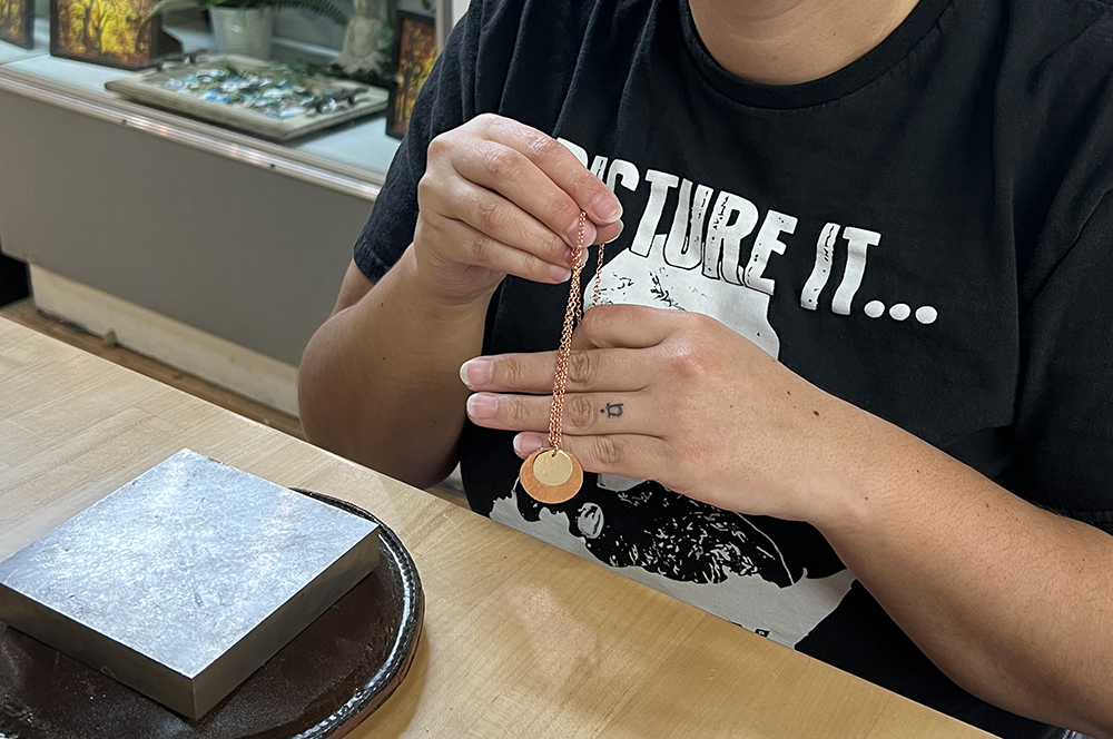 SUNDAY, September 8th • Copper and Sterling Silver Necklace Workshop