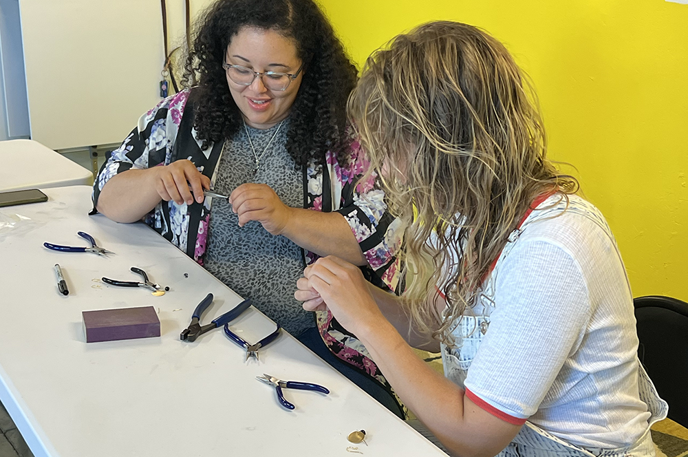 THURSDAY, September 19th • Black Onyx and Brass Earrings Workshop