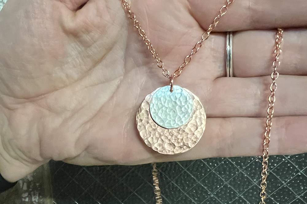 SUNDAY, September 8th • Copper and Sterling Silver Necklace Workshop